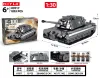 TL82938. World War II German E-100 Super Heavy Tank Assembly Building Block Set, Small Particle Large heavy tank collection ornament, DIY Handcrafted military Assembly gift Item Picture
